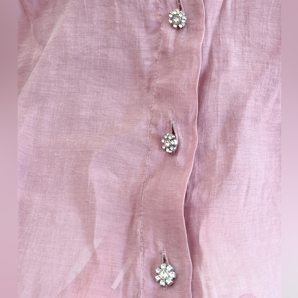 Pink Zara Collared Blouse - Picture 3 of 3
